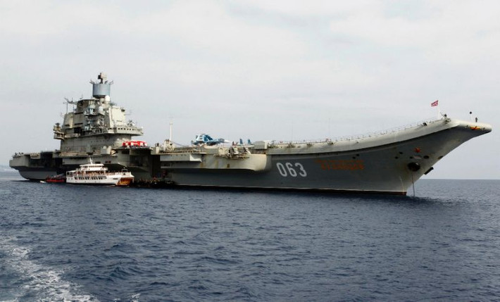 Tuy nhiên rõ ràng thì việc có hay không có chiếc tàu sân bay này ở Syria thì những hoạt động quân sự của Không quân Nga ở đây cũng không hề suy giảm. Nguồn ảnh: Yahoo.