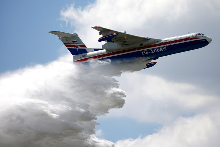Beriev Be 200 ES của Nga có màn xuất hiện cực kỳ hoành tráng ở Paris Airshow. Nguồn ảnh: BI.