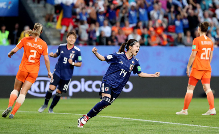 Giải bóng đá World Cup dành cho nữ hiện đang được tổ chức tại Pháp - quốc gia đương kim vô địch giải World Cup dành cho nam giới vừa diễn ra năm ngoái. Nguồn ảnh: Theatlantic.