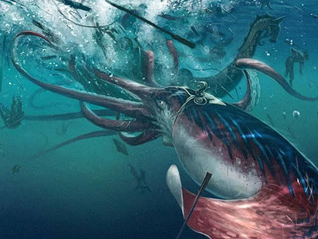 Là một trong những quái vật đại dương thời cổ đại, Tusoteuthis sở hữu mười xúc tu dài có thể siết chặt con mồi, khiến chúng bất động và ngạt thở đến chết.