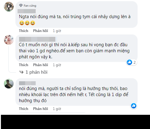 Ngoài ra cư dân mạng có người gật gù với quan điểm này của Đoàn Di Băng, nhưng phần lớn mọi người lại cho rằng Đoàn Di Băng đang ngầm ám chỉ sự giàu có của gia đình, ẩn ý khoe mẽ.