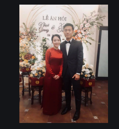 Không chỉ giỏi giang, vợ sắp cưới cầu thủ Lương Xuân Trường còn sở hữu nhan sắc xinh đẹp.