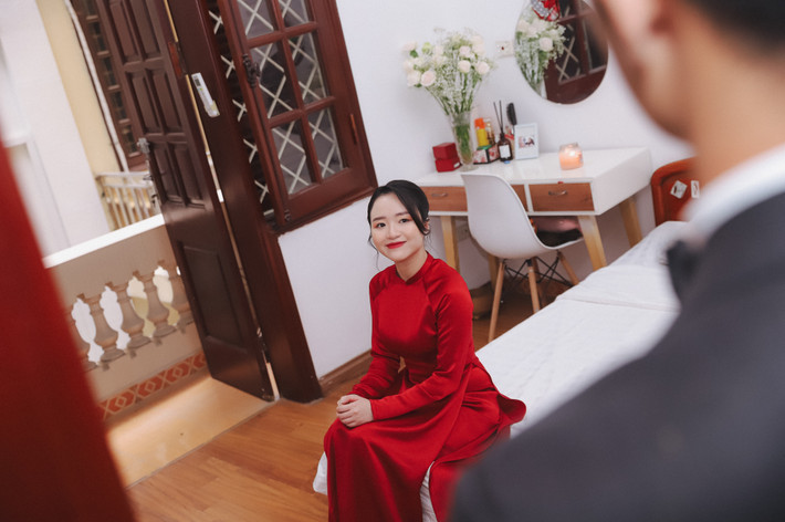 Lễ ăn hỏi của Xuân Trường và bạn gái lâu năm chỉ được biết đến 4-5 ngày trước khi diễn ra.