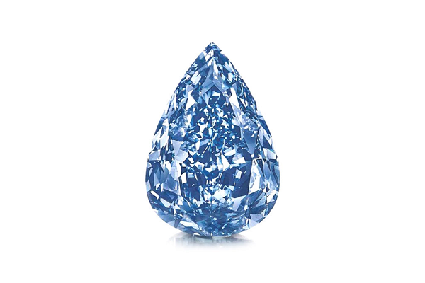 Winston Blue là một chiếc nhẫn có viên kim cương xanh hình giọt lệ và hai viên kim cương trắng trang trí ở hai bên, đây là viên kim cương xanh lam sống động hoàn mỹ lớn nhất có giá trị lên tới 23,2 triệu USD.