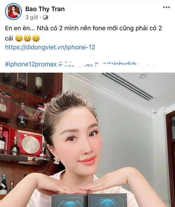 Bảo Thy đúng chuẩn gái đã có chồng, mua cái gi cũng phải mua một đôi mới chịu.