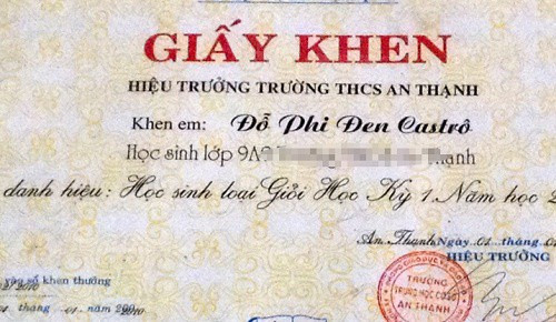 Khi đọc những cái tên thường gọi này, nhiều người cho rằng đây chỉ là những nickname trên mạng xã hội chứ hoàn toàn không phải là tên khai sinh.
