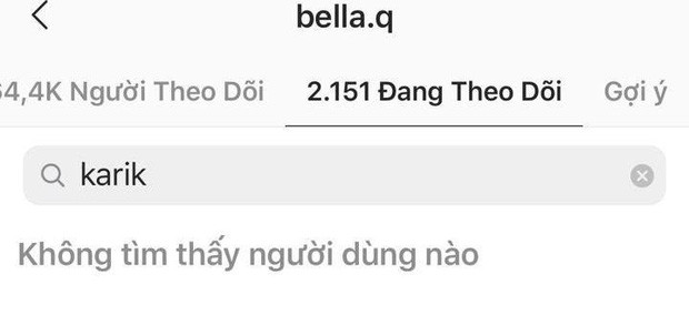 Đồng thời, cô nàng còn unfollow bạn trai mình trên Instagram lúc nào không hay.