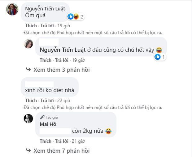So với hình ảnh trước đây, gương mặt của Mai Hồ gầy đi thấy rõ.