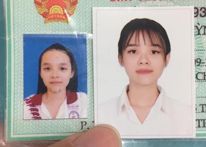 Gương mặt cân đối, các đường nét cực thanh tú của gái xinh này khiến người ta dành không ngớt lời khen.