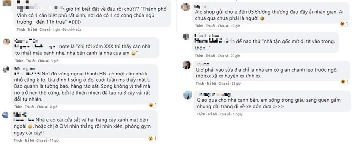 Một tài khoản facebook đã chia sẻ lên mạng xã hội bức ảnh chụp lại địa chỉ nhận hàng của khách kèm dòng chữ: "Đặt hàng theo kiểu mộng mơ" từng gây chú ý. Bài đăng nhanh chóng thu hút hàng chục nghìn lượt bày tỏ cảm xúc và bình luận của cư dân mạng về màn giao hàng cho khách "bá đạo này".