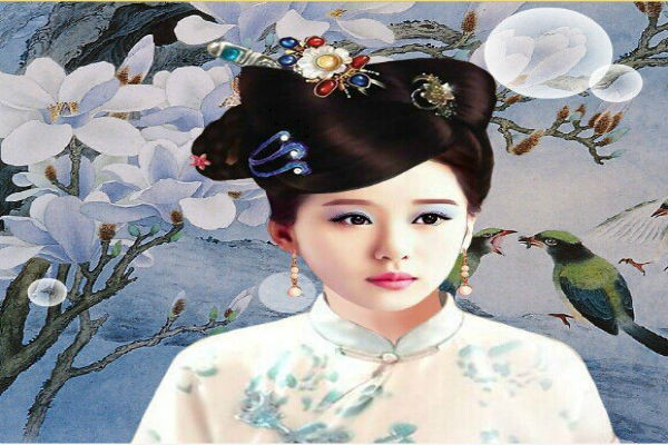 Công chúa thứ 5, mẹ là là quý phi Triệu giai thị, sinh ngày mùng 6 tháng 5 năm 1674 tức năm thứ 13 Khang Hy, đến năm 1692 được phong là Hòa Thạc Đoan Tĩnh cách cách, tháng 10 cùng năm được gả cho Cát Nhĩ Tang - con thứ của Đỗ Lăng vương của bộ tộc Khách Lạt Sấm Mông Cổ.