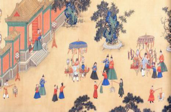 Triều Minh, Thanh: Đông chí, Tết âm lịch, nguyên tiêu nghỉ liền 1 tháng. Triều đình dần dần giảm bớt thậm chí còn cắt bỏ chế độ “ tuần hưu” (nghỉ 10 ngày) cả năm chỉ quy định có 3 tiết khánh chính tức là đông chí, tết âm lịch và sinh nhật hoàng thượng. Thêm những tiết nhỏ như nguyên tiêu, trung nguyên ( rằm tháng 7)... thì mỗi năm tổng cộng được nghỉ hơn 50 ngày. Đến nhà Thanh về cơ bản vẫn quy định nghỉ lễ trong một năm dựa theo những quy định sẵn có của nhà Minh. Việc triều đình cắt giảm bớt những ngày nghỉ lễ đã bị hầu hết quan lại phản đối. Sau này, triều đình đã thêm vào kỳ nghỉ đông nên cả kỳ nghỉ kéo dài trong 1 tháng. Có thể nói, việc thêm kì nghỉ đông đó là sự điều chỉnh bù vào những ngày nghỉ lễ đã bị giảm bớt trong quy định.