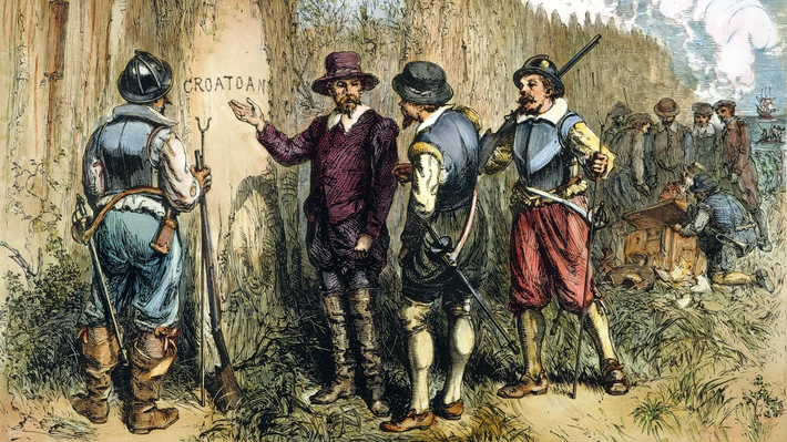 6. Lost Colony: Một số phần của ngôi làng Roanoke biến mất vào năm 1587 mà không để lại dấu vết, vẫn là một bí ẩn lớn trong lịch sử.