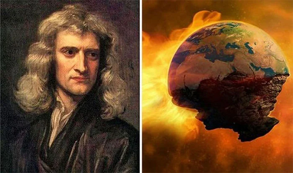Newton cũng có những mối liên kết sâu sắc với tôn giáo, tương tự như với khoa học. Các giấy tờ mà ông để lại cho thấy Newton dự đoán ngày tận thế xảy ra sau 1.260 năm kể từ khi Đế chế La Mã được thành lập.