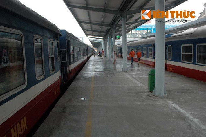 Không còn cảnh nhếch nhác tại ga Hà Nội như trước mà thay vào đó là vẻ hiện đại, khang trang, sạch sẽ.