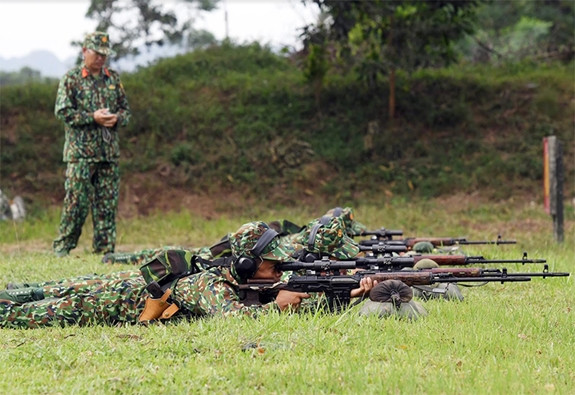 Khí tài sử dụng trong khi thi đấu theo quy chế của Army Games sẽ là súng trường SVD.
