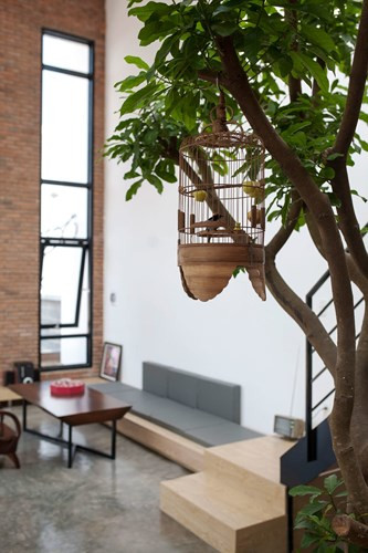 Hầu hết các chi tiết trang trí đã được bỏ qua để nhấn mạnh những thiết kế đơn giản cũng như vẻ đẹp tự nhiên của vật liệu.