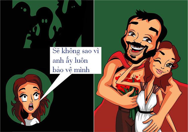3. Bạn hãy luôn là anh hùng trong mắt cô ấy