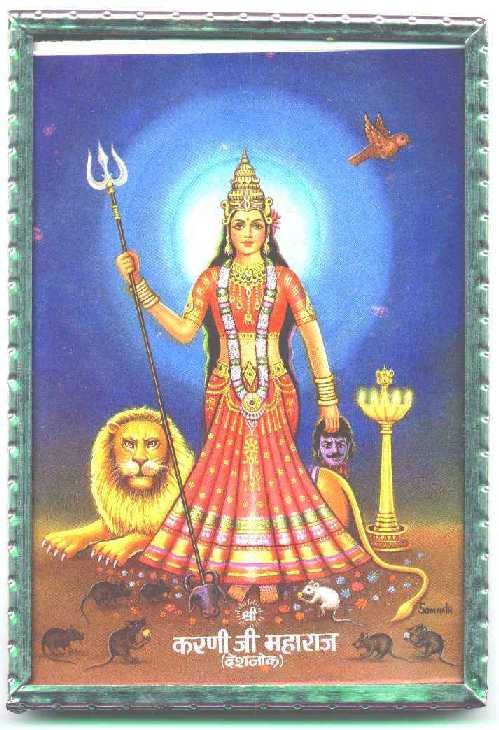 Ngôi đền này có tên gọi Karni Mata, chuyên thờ phụng nữ thần chuột cùng tên. Trong mắt người dân địa phương, những con chuột trong đền chính là sứ giả của thần. Chúng mang theo ý chỉ của thần và truyền lại cho người dân.