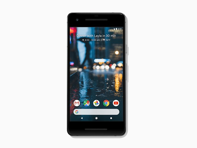 5. Google Pixel 2: Pixel 2 có thể không phải là điện thoại Android đẹp nhất mà bạn có thể mua, nhưng vũ khí bí mật của nó là trải nghiệm Android thuần túy. Giá: 650 USD (14,3 triệu đồng)
