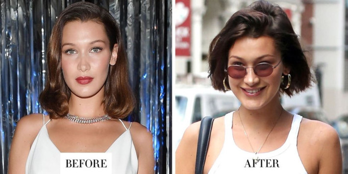 Mới đây, siêu mẫu Bella Hadid đã biến mái tóc của mình trở nên "không thể ngắn hơn". Với phong cách này, Bella trở nên cá tính hơn rất nhiều.
