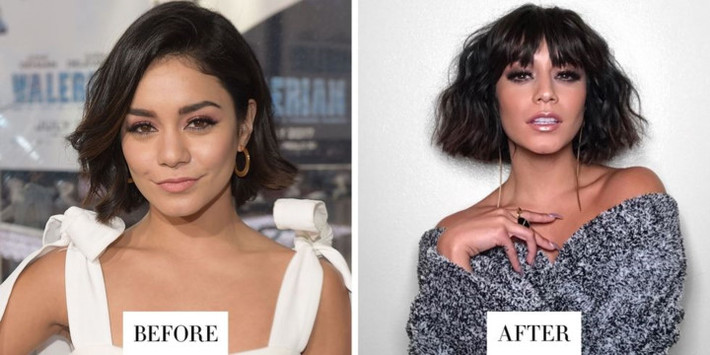 Rất nhiều người từng yêu thích mái tóc bob đầy cá tính và trẻ trung của Vanessa Hudgens. Tuy nhiên, sau khi thay đổi một chút bằng việc uốn xoăn mái tóc, nữ diễn viên trong có vẻ già hơn.