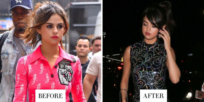 Trước khi phát hành MV ca nhạc Fetish và trước ngày sinh nhật lần thứ 25, Selena Gomez đã nhuộm đen mái tóc nâu trẻ trung trước đó của mình. Rõ ràng, mái tóc đã làm cô ấy già đi mấy tuổi.