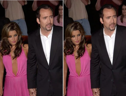 Cuộc hôn nhân của Lisa Marie Presley với nam diễn viên Nicolas Cage diễn ra vào năm 2002. Nhưng cũng chỉ đúng 108 ngày sau đám cưới, Nicolas Cage đã nộp đơn xin ly hôn.