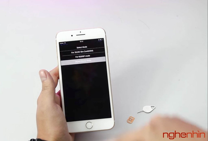 Bước 4: Chọn dòng cuối cùng 3G/ 4G Sharp Mode > Chấp nhận