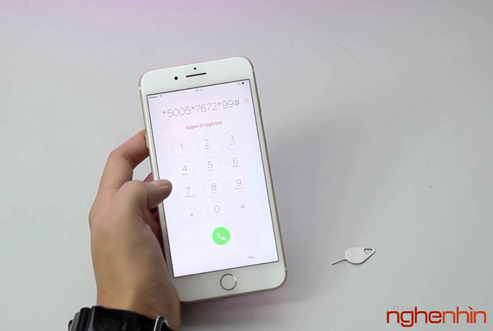 Bước 3: Nhập 20 ký tự mã ICCID như sau 89010000000000000011 (tổng cộng 15 chữ số “0”) và bấm Gửi