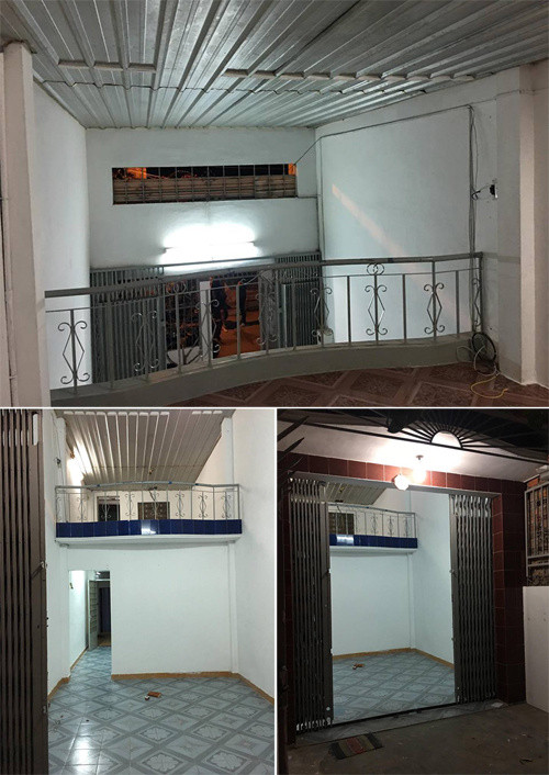 Ban đầu, ngôi nhà cấp 4 ở Nha Trang này có khá nhiều nhược điểm như bên trong nóng bức vì lợp bằng mái tôn, mặt tiền hẹp, không gian bị xé lẻ vì không có sân vườn. Nhưng sau khi được thiết kế lại, ngôi nhà trông khang trang chẳng khác nào một căn biệt thự mini.