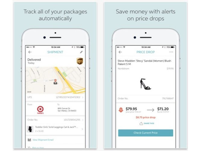 8. Slice Package Tracker. Ứng dụng sẽ tự động lấy mã giao hàng từ email của bạn và theo dõi vị trí gói hàng. Nó cũng cập nhật trên bản đồ để bạn có thể biết được trạng thái lô hàng của bạn (ví dụ: giao hàng muộn, mất lô hàng ...) và sẽ gửi cho bạn thông báo khi gói hàng đang được vận chuyển hoặc xuất hàng. Slice là một trong các ứng dụng vận chuyển yêu thích giống như UPS, USPS, DHL hay FedEx.