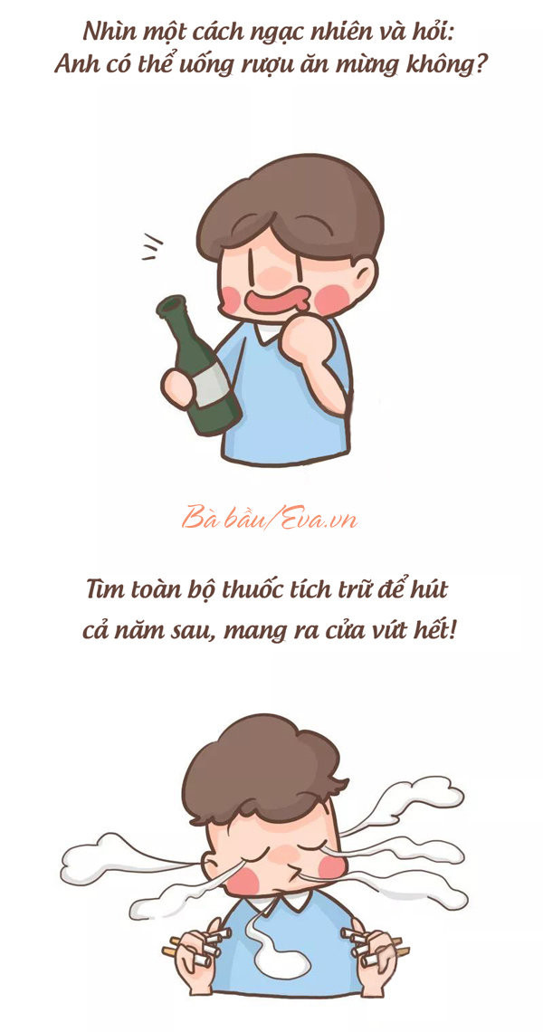 Nếu là một người đã có con, bạn có còn nhớ ngày mình nói câu "Em có thai rồi!" với chồng, chồng bạn phản ứng như thế nào, nói câu gì và hành động ra sao không?
