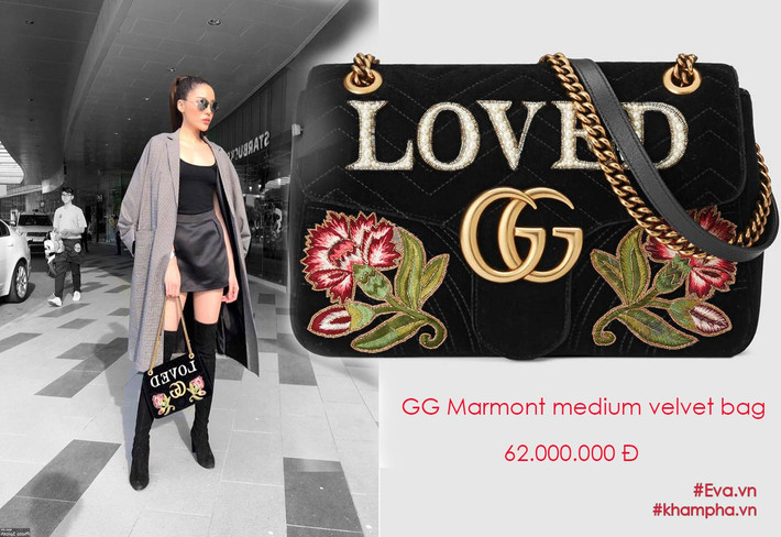Chiếc túi xách Gucci đính kết thủ công đẹp mắt chính là món phụ kiện tôn vinh cả set đồ tốt nhất.