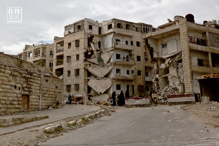 Một hình ảnh tàn khốc khác ở Aleppo.