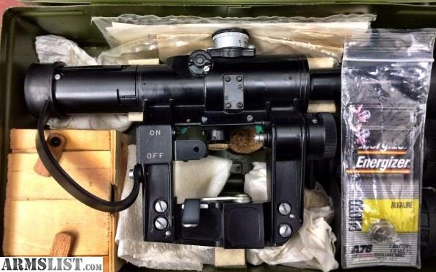 Cận cảnh kính ngắm của NDM-86 được bán riêng. Đây là loại kính ngắm có khả năng nình đêm được Trung Quốc tự sản xuất. Nguồn ảnh: Armlist.