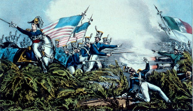 2. Chiến tranh Mỹ - Mexico (1846-1849): Khiến 40.000 người chết và phí tổn lên đến 98 triệu đô la lúc bấy giờ.