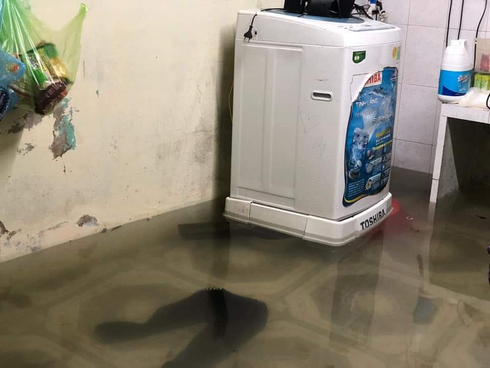 Đâu đâu cũng là nước. Ảnh: CTV