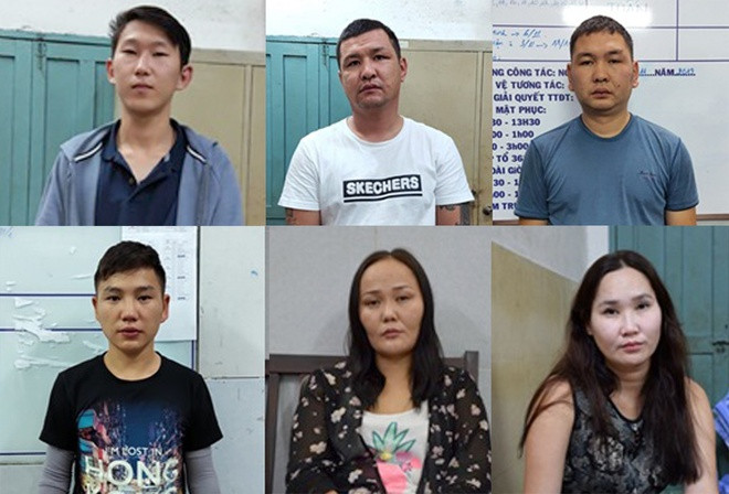 6 người nước ngoài móc túi du khách Nhật: Trong tháng 11/2019, Công an quận 1 (TP HCM) đã liên tục phát hiện, xử lý 6 đối tượng người Mông Cổ trộm cắp tài sản của khách du lịch. (Ảnh: Zing)