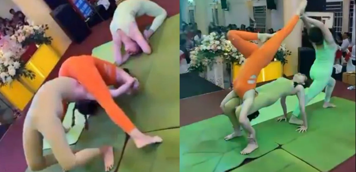 Việc góp vui bằng các tiết mục giải trí là điều đáng ghi nhận, tuy nhiên nên lựa chọn tiết mục nào cho phù hợp đúng với hoàn cảnh. Ảnh: Tổng hợp