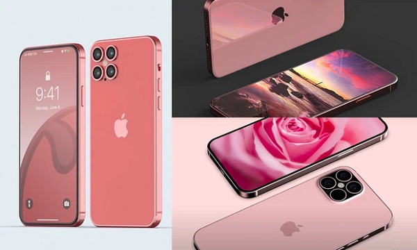Một trang Youtube đã đăng tải hình ảnh render về các dòng sản phẩm của Apple ra mắt trong năm 2021. Trong đó đáng chú ý là chiếc iPhone 13 có màu hồng phấn.