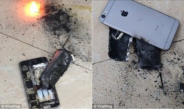 Tháng 2/2018, chiếc iPhone 6s đang được sạc tại salon tóc ở Hà Nội bất ngờ phát nổ như bom khiến những người xung quanh vô cùng kinh sợ vì tiếng nổ lớn.