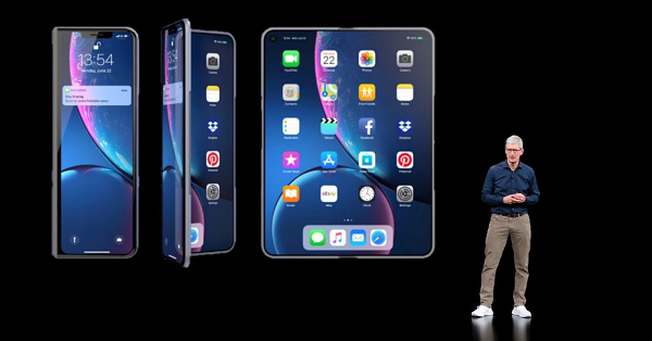 Một thông tin trước đây cũng cho biết Apple đang thử nghiệm một phiên bản màn hình có thể gập lại khác có thể giải quyết vấn đề nếp gấp. Công nghệ này sẽ hoạt động bằng cách phát triển một ‘khoảng trống’ giữa bản lề, màn hình sẽ nằm yên.