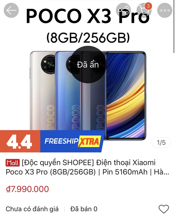 Máy được trang bị màn hình 6.67 inch Full HD IPS với tần số quét 120Hz, RAM 6GB, bộ nhớ trong 128GB, pin 5160mAh.