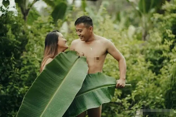 Bộ ảnh cưới trần trụi của cặp vợ chồng tên Katherine Joyce Umbajeno và Aguinaldo Tan Jr từng khiến netizen bàn tán. Mặc dù họ đã lấy lá chuối che đi phần nhạy cảm nhưng tựu trung lại, bộ ảnh này vẫn khiến nhiều người "nhức mắt".