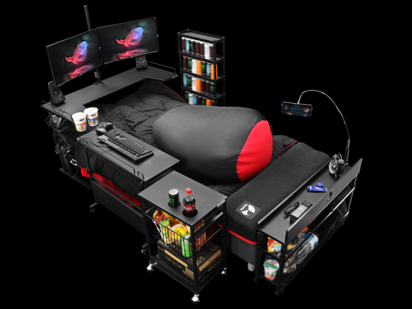 Bạn có thể mua chăn cùng với chiếc giường chơi game đặc biệt cũng của nhà sản xuất Bauhutte vô cùng hấp dẫn như trong ảnh.