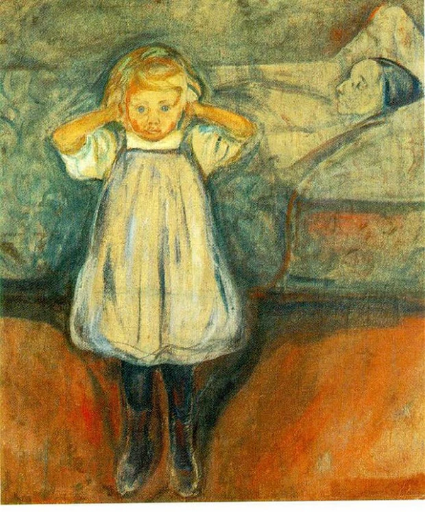 Bức tranh "Người mẹ đã qua đời" của Edvard Munch bị đồn có "quỷ ám". Một số người từng sở hữu bức tranh này cho biết họ luôn cảm thấy sự theo dõi không ngừng từ đôi mắt của cô bé trong tranh. Họ thậm chí còn nghe thấy tiếng sột soạt, y như có người nào đó đang lật chăn và đứng lên.