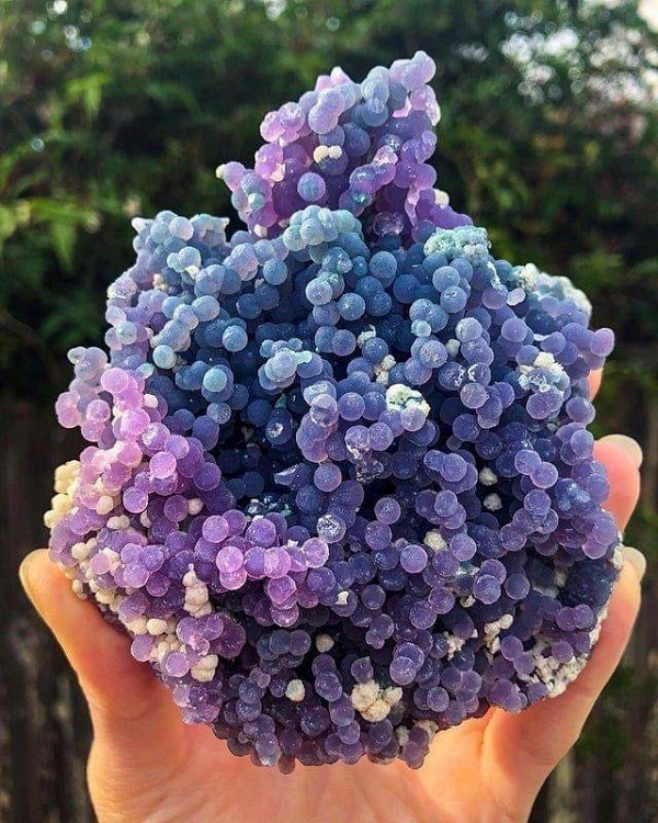 Mã não nho thực tế là đá chalcedony với các tinh thể hình cầu nhỏ kết nối một cách tự nhiên với nhau. Từng trái "nho" trên bề mặt mà ta thấy thường có đường kính từ hai đến tám mm, bề mặt hơi sần sùi.