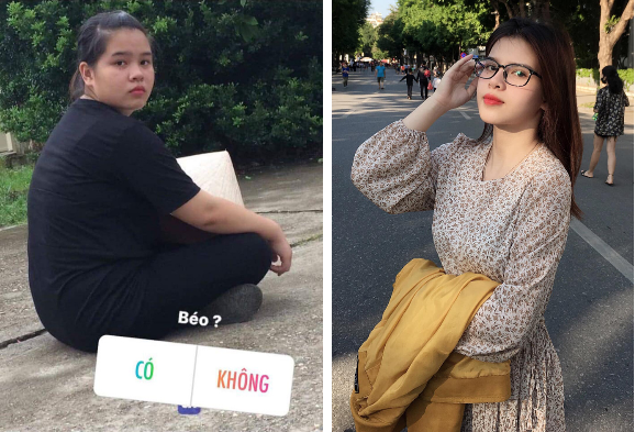 Quyết không đầu hàng số phận, Phương Hoa tự chấn chỉnh và nghiêm khắc với bản thân khi kiên trì ăn uống và tập luyện đúng cách. Cô nàng của hiện tại không khác gì hot girl khi sở hữu ngoại hình siêu xinh, thon gọn khác hẳn trước đây.