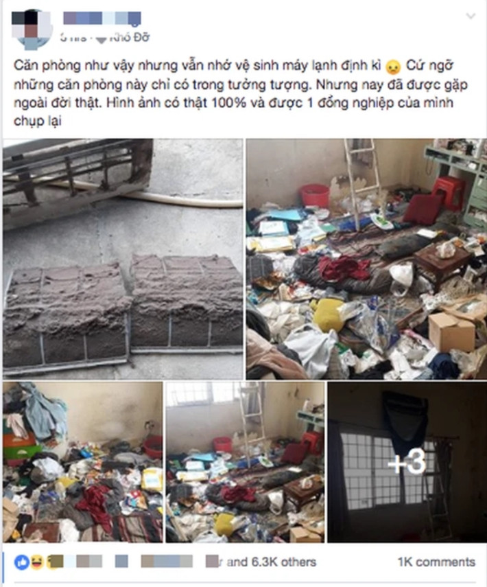 Mới đây, cư dân mạng xôn xao bàn tán về bài đăng chia sẻ hình ảnh căn phòng nhỏ hẹp, khiến ai đó đi vào đều tưởng mình đang "lạc" vào bãi rác.